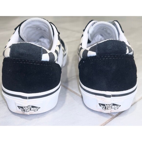 Women’s vans Old Skool checkerboard skate shoes size 7.5 - Picture 5 of 11
